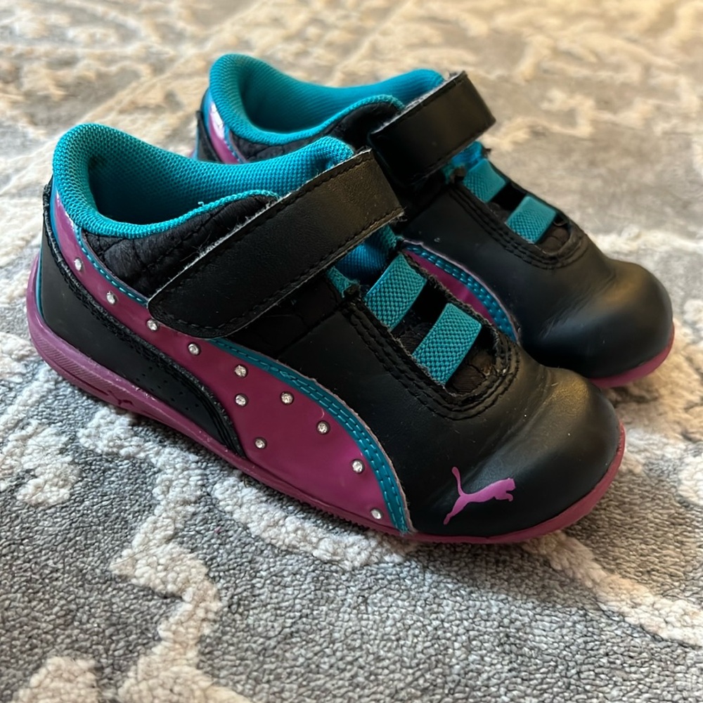 Puma Drift Cat leather sneakers toddler girls size 8